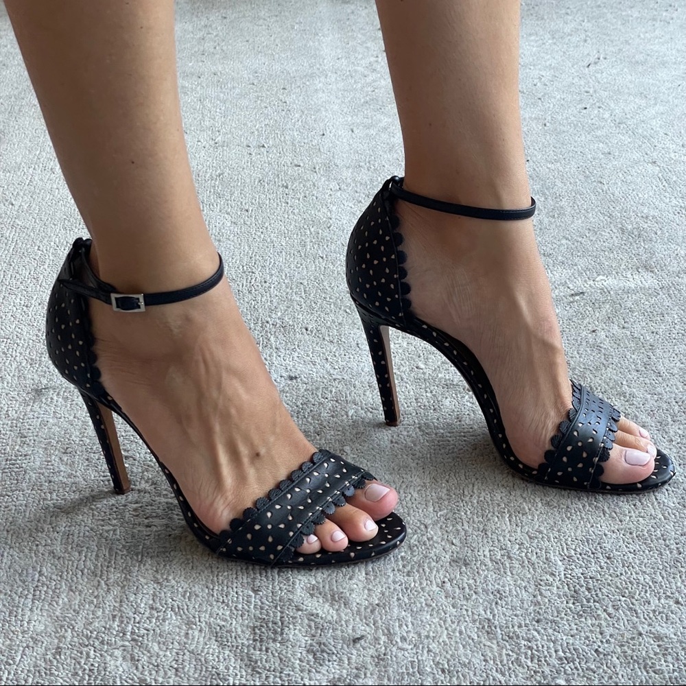 Tabitha Simmons Bijou Black Sandal Size 37